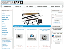 Tablet Screenshot of printer-parts.ro